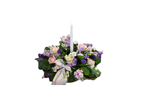 Blommor till begravning Nykvarn - Beställ blommor till begravning - Sorgdekoration med ljus