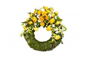 Blommor till begravning Nykvarn - Kransar och dekorationer - krans-1222008
